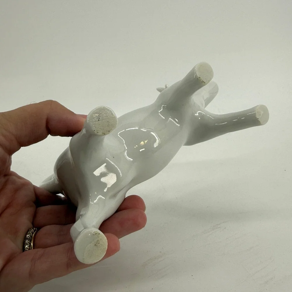 Cow Creamer‎ Pitcher Unisex OS White Ceramic Farmhouse Kitchen Decor